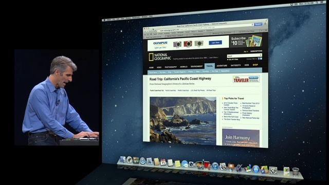 Apple WWDC 2012 — OS X Mountain Lion introduction смотреть онлайн