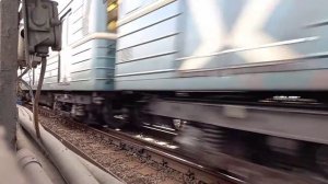 Номерной на перегоне Технопарк — Коломенская | метрополитен warshy