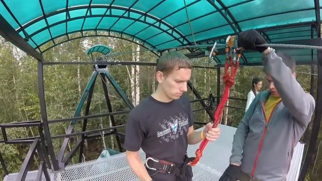 ZipLine в Карелии. Горный парк Рускеала смотреть онлайн