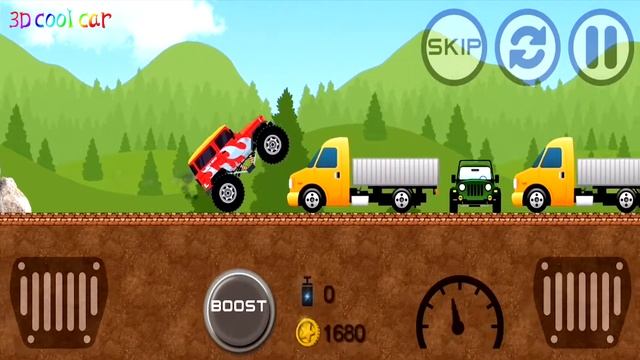 Monster Truck Hero ：Monster Truck Challenge Unlock New Games #2 - Android Gameplay смотреть онлайн