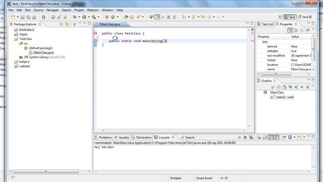 Programmering Android Java syntax class del 1.avi смотреть онлайн