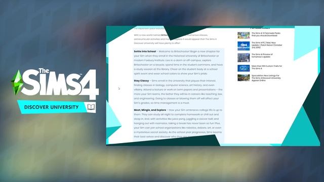 The Sims 4 Discover University: KEY FEATURES + FIRST IMAGES! смотреть онлайн