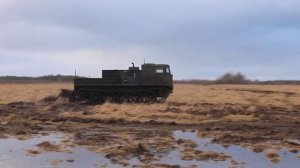 АТС 59Г с двигателем от газонокосилки и расход 15л/час. Artillery tractor medium 59G.