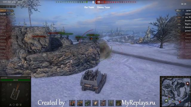 WOT: Arctic Region - Grille - 7 frags - смотреть онлайн