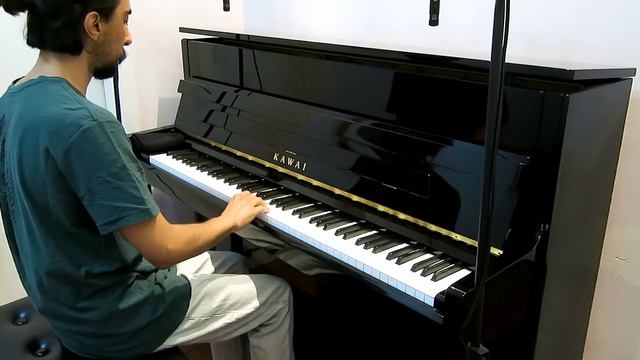 Grieg - Lyric Pieces Book 2 - Berceuse - Op.38 No.1 - (Kawai K200) смотреть онлайн
