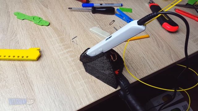 Как сделать пистолет стреляющий резинками | Игрушки 3D ручкой смотреть онлайн