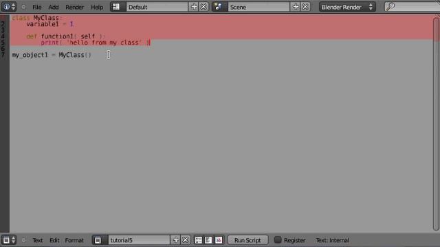Tob's Blender Python tutorial 105 Classes and Objects 1/2 смотреть онлайн