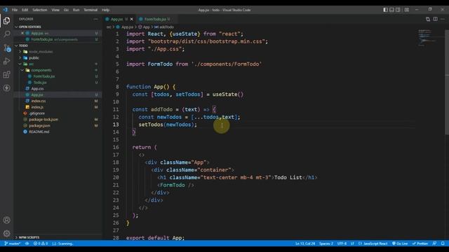 Building a Todo List App Project in React JS from Scratch 2022 #reactjs #reactjstutorial смотреть онлайн