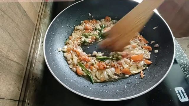 1,2,3 Noodles masala pasta# spicy veggie pasta # check out the description box # смотреть онлайн