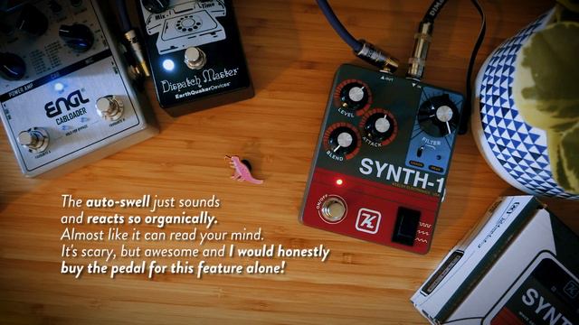 Keeley Electronics Synth-1 Reverse Attack Fuzz Wave Generator Demo смотреть онлайн