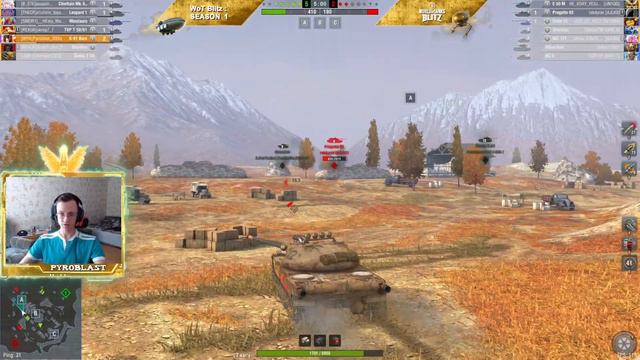 Обкатка К-91 в рандоме (WoT Blitz) смотреть онлайн