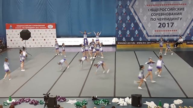 Пантеры Москва. Общероссийские соревнования по черлидингу 2017 смотреть онлайн