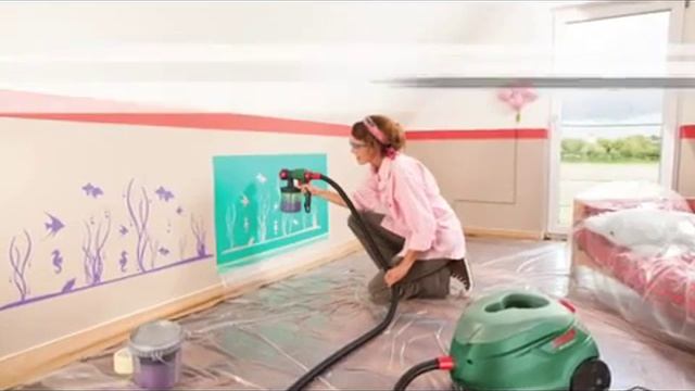 Features Of: The Bosch PFS 105 E Paint Sprayer смотреть онлайн