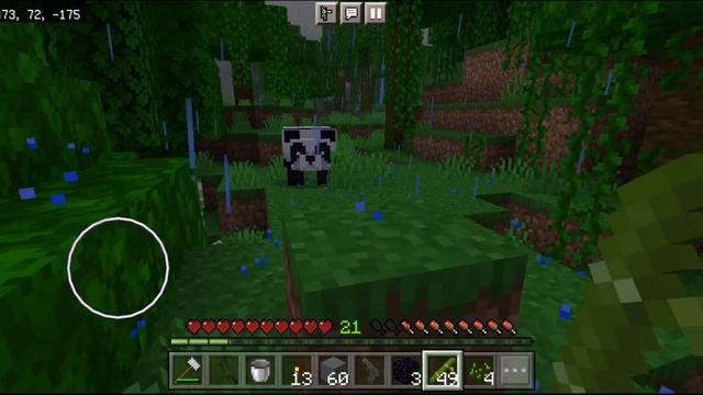 ПРИРУЧИЛ ПАНДУ И ПОПУГАЯ В МАЙНКРАФТ