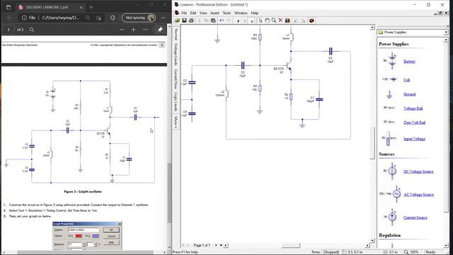 DEE30043 – ELECTRONIC CIRCUIT : PRACTICAL WORK 2 смотреть онлайн