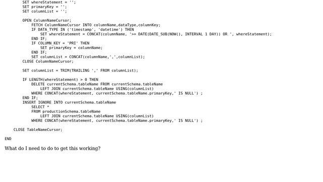 Databases: How do I keep developer's MySQL DB up to date with production? смотреть онлайн
