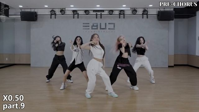 (G)I-DLE 「TOMBOY」 Dance Practice Mirror Tutorial (SLOWED) смотреть онлайн