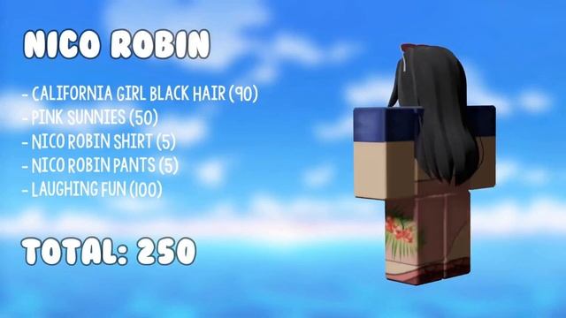 One Piece Roblox Outfit Ideas || ANIME смотреть онлайн