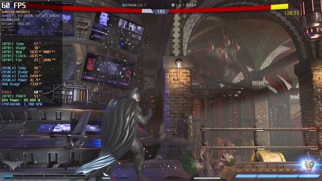 Injustice 2 | Batman vs Joker | Nvidia GTX 1070Ti 8GB | Xeon E5 2650L v3 | 1080p Very High смотреть онлайн