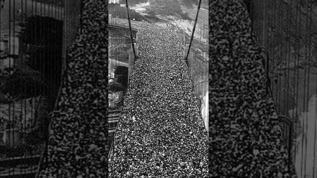 Открытие моста Золотые Ворота в 1937 году