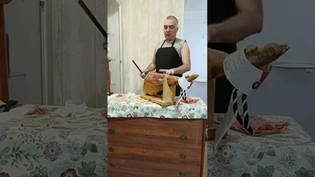 Нарезка хамона по испански смотреть онлайн