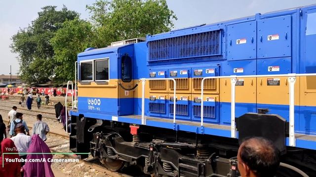 আমেরিকান ইঞ্জিন বাংলাদেশে ♥ Brand New EMD GT42ACL 6603 Locomotive with Sagordari Express Train смотреть онлайн