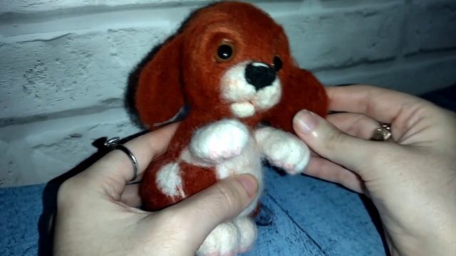 Игрушка из шерсти: Собачка Айви смотреть онлайн