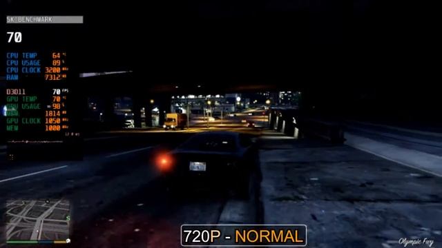 Grand Theft Auto V | AMD Radeon R7 250 2GB | 16GB RAM | Benchmark смотреть онлайн