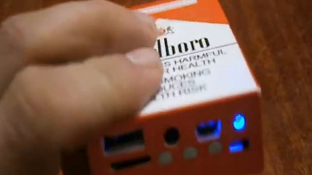 Портативный MP3 плеер в виде пачки Мальборо смотреть онлайн