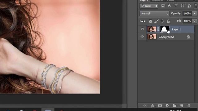 How to change background perfect Hair cutting in Photoshop use Refine Edge смотреть онлайн