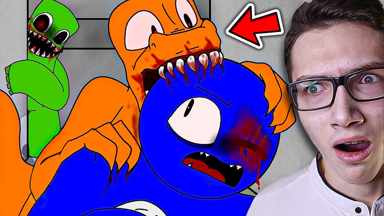 ЗЕЛЁНЫЙ МОНСТР УБИЛ СИНЕГО ДРУГА ? РАДУЖНЫЕ ДРУЗЬЯ ROBLOX в ПОППИ ПЛЕЙТАЙМ смотреть онлайн