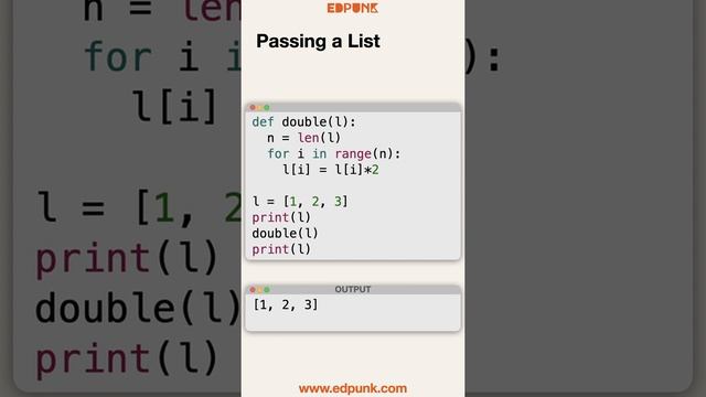 [Day 98] Passing Objects of Mutable Type to a Function in Python | Light Mode #100daysofpython смотреть онлайн