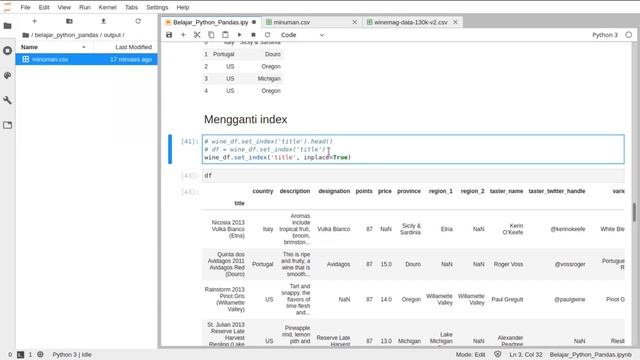 kaggle 02 | Belajar Python Pandas Data Science dengan Studi Kasus Dataset Kaggle | Pandas Data Fram смотреть онлайн