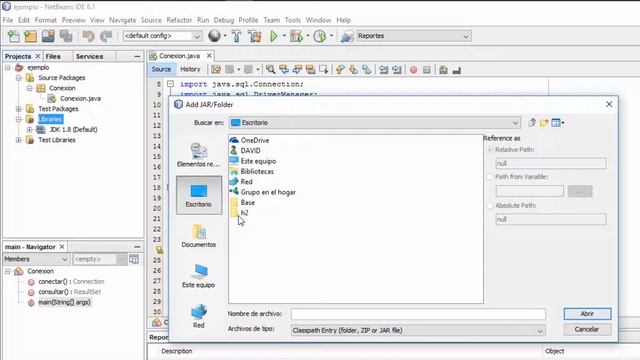 H2 base de datos embedded o portable JAVA смотреть онлайн