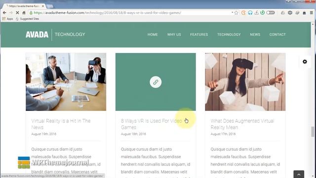 Avada technology Wordpress Theme смотреть онлайн