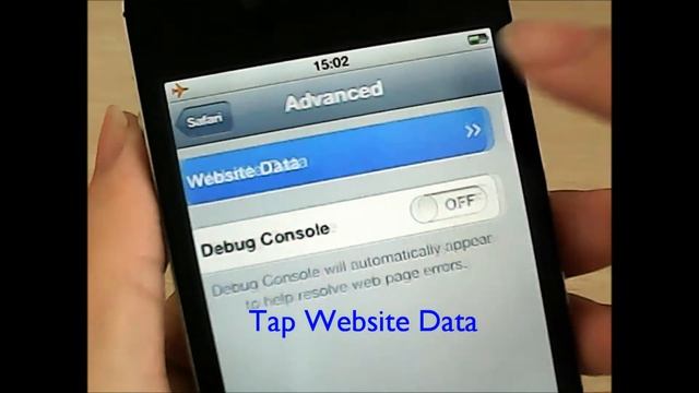 Delete Cookies Of A Specific Site In Safari On IPhone 4S