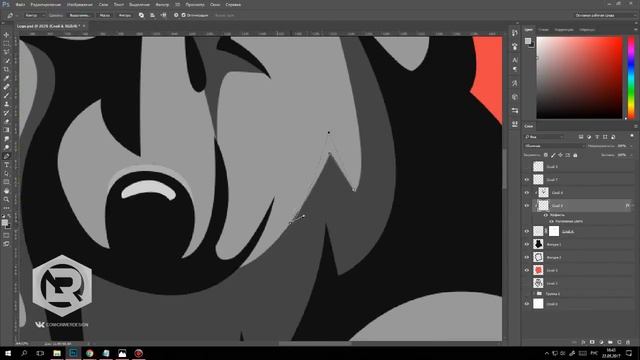 Speed Art | logo Quiet photoshop cc 2015.5 смотреть онлайн