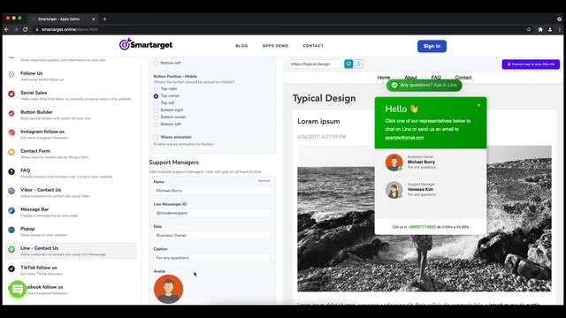 Line - Contact Us for OpenCart смотреть онлайн