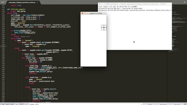 CS 10 Final Project Python Tetris смотреть онлайн