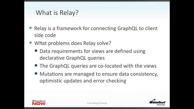 Feb23 Intro GraphQL and Relay Webinar Recording смотреть онлайн