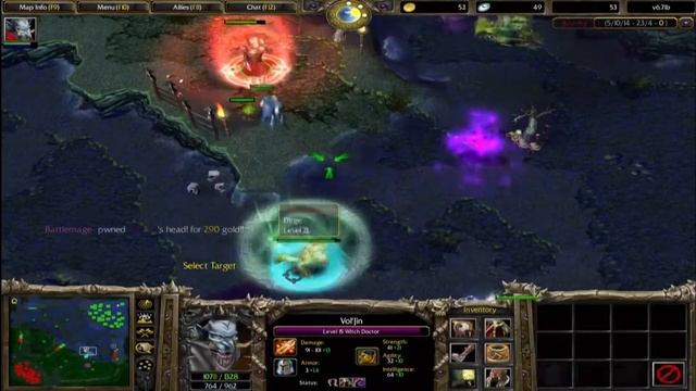 DotA: Witch Doctor support game 4 смотреть онлайн