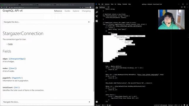 Getting GitHub Stars with Go and GraphQL! смотреть онлайн