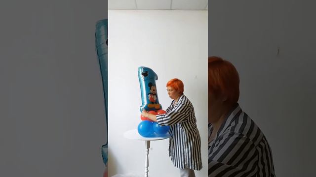 Фотозона на годик из воздушных шаров. смотреть онлайн