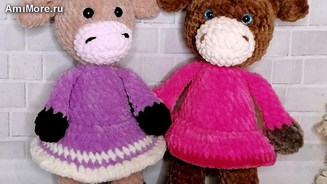 Амигуруми: схема Му Коровка. Игрушки вязаные крючком - Free crochet patterns. смотреть онлайн