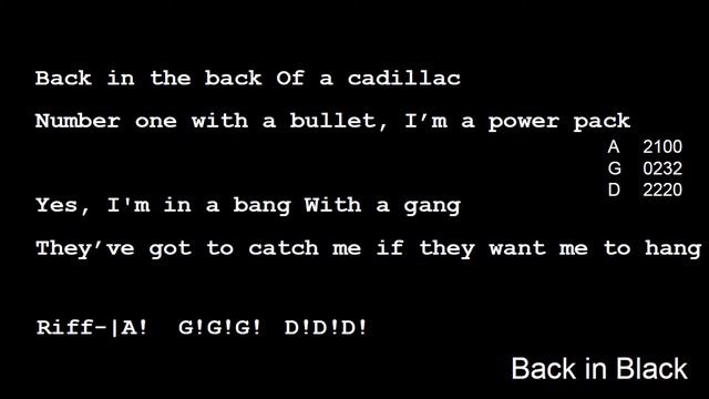 Play Along: "Back in Black" by AC/DC смотреть онлайн