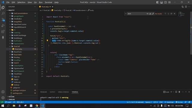 How to Create POST Api in Node Js || How to Integrate POST Call using Fetch in React Js смотреть онлайн