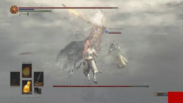 ORNSTEIN AND SMOUGH VS NAMELESS KING DS3!! смотреть онлайн