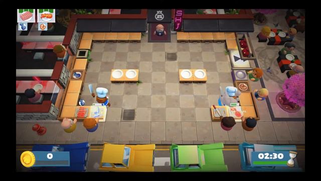 Overcooked! 2 Solo Play #1 Levels Tutorial, 1 1 смотреть онлайн