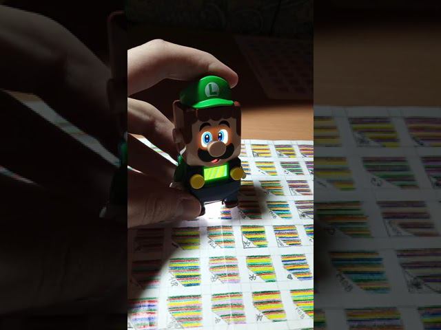 Glitch! Lego Mario and Luigi check barcodes with lock(heart) scanner-code! смотреть онлайн