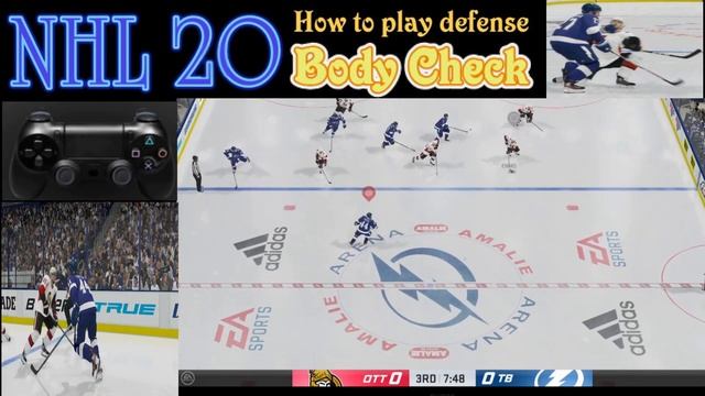 How to bodycheck in NHL 20 смотреть онлайн